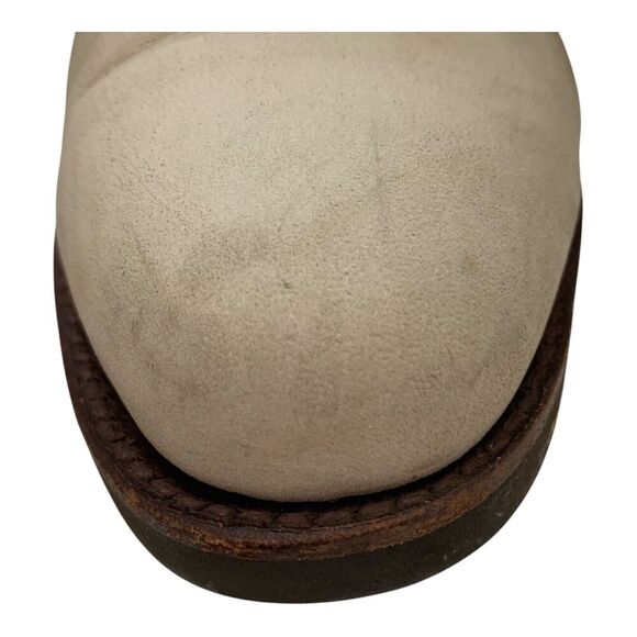 Cole Haan G2 Men's Shoes 10 D Almond Toe Lace Up Suede Oxfords Khaki Two Toned - Picture 3 of 16